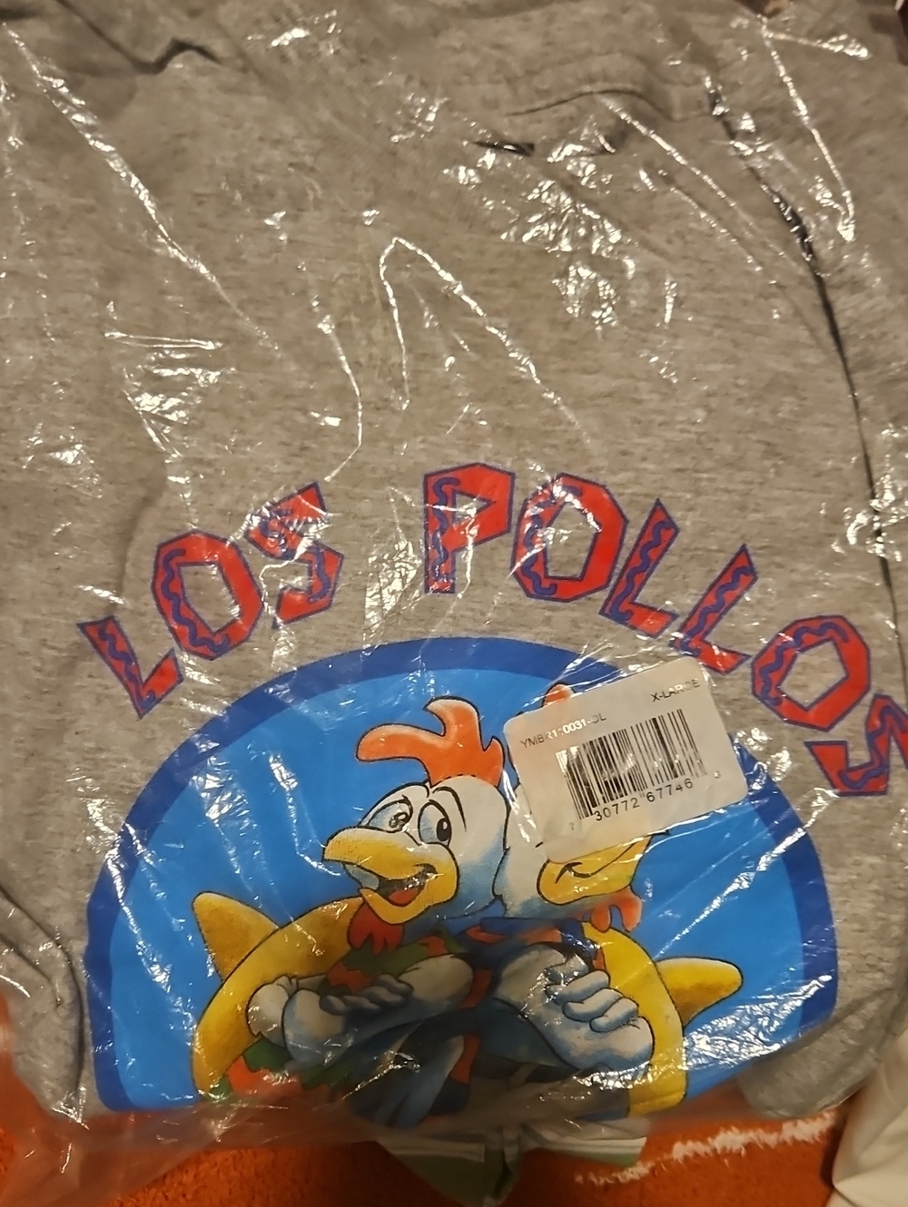 Gray Mens Breaking Bad Pollos Hermanos  Graphic T-Shirt